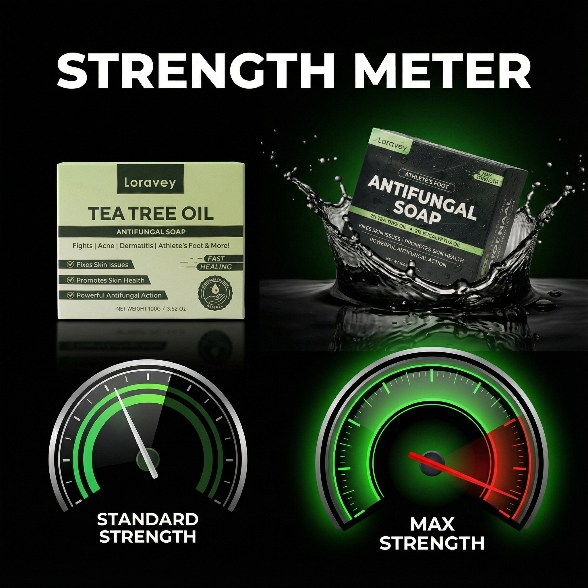 Loravey Maximum Strength Antifungal Soap