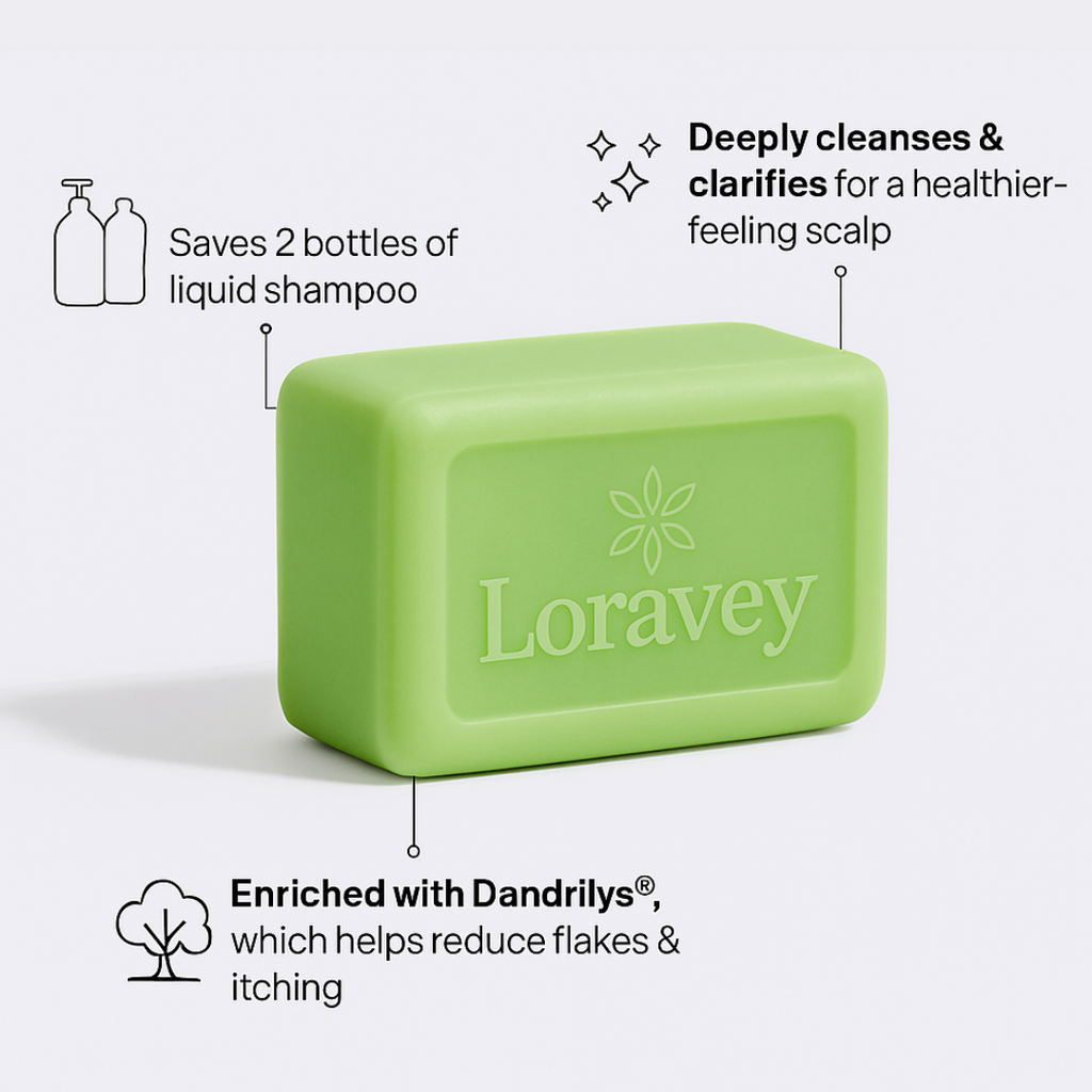 Loravey® Solid Shampoo Bar