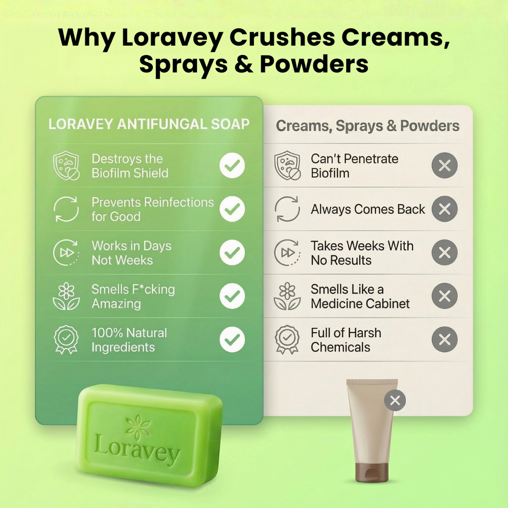 Loravey® Antifungal Relief Soap Bar