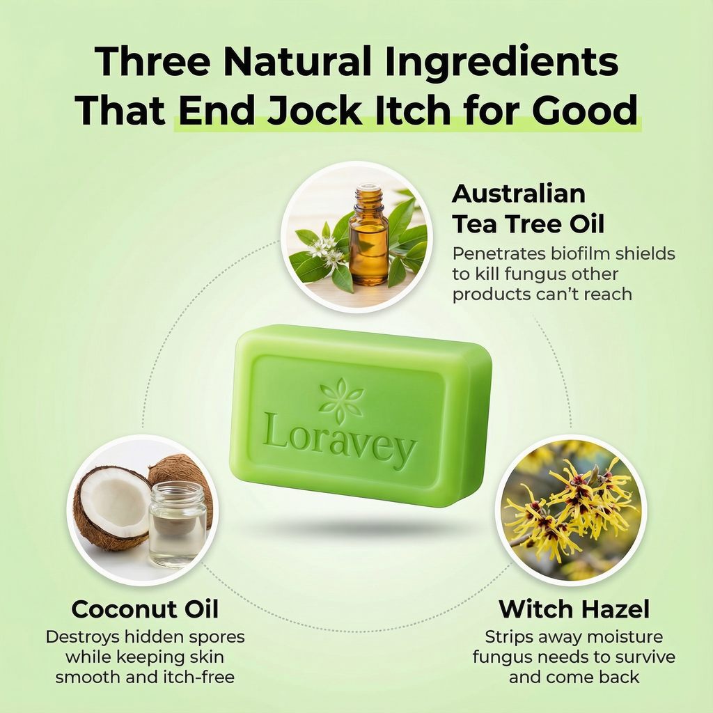 Loravey® Jock Itch Relief Soap Bar